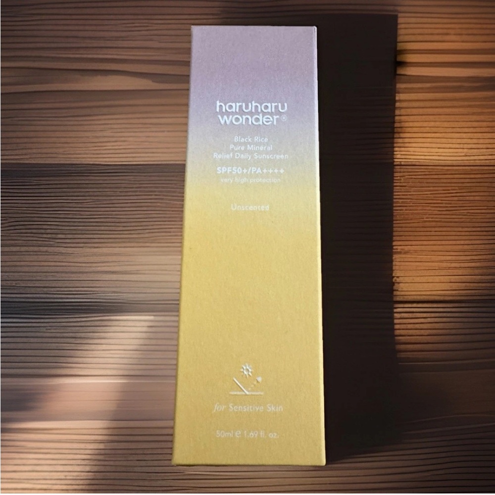 Haruharu Wonder Black Rice Mineral Sunscreen SPF50+ PA++++ 50ml Unscented
